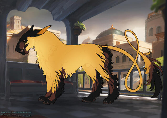 Rakdos ♂ 4M, Duveteux, VR Tail, Rare Ears