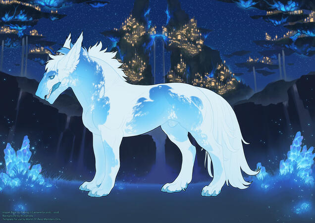 Atlas ♂ 7M, Rare Tail, UC Ears, Tobiano, Dominant Pangare, Party Animal Skill