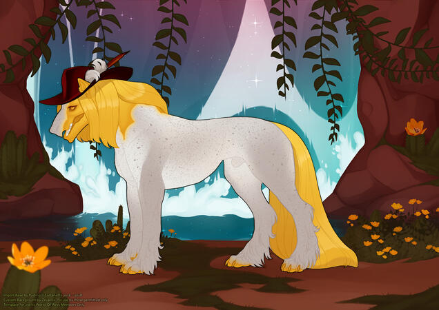 Topaz ♂ 6M, Friese, Dominant Collared, ✦Gleam (active)✦, glint, Rare Tail, UC Eyes