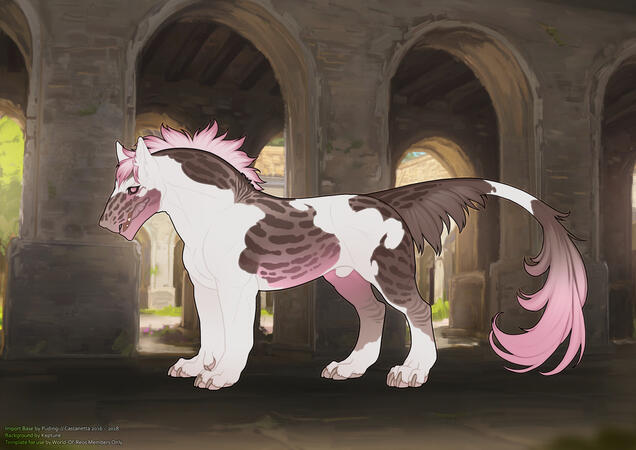 Roseberry ♂ 7M, Tobiano, Rare Tail, UC Eyes, glint