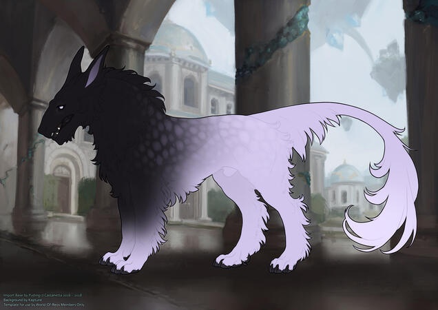 Ziddy ♂ 2M, Duveteux, Void, Rare Tail, UC Ears